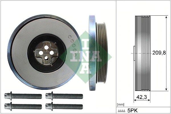 Belt Pulley Set, crankshaft